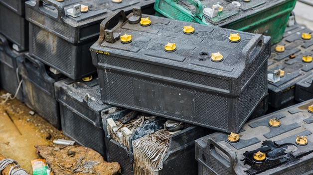 Batterie al litio da riciclare