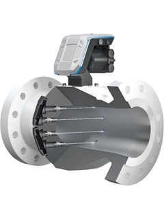 immagine di prodotto del misuratore di portata a ultrasuoni FLOWSIC600-XT: vista dell'interno