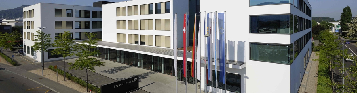 Endress+Hauser's main offices: the 'Sternenhof buidling' in Reinach, Switzerland