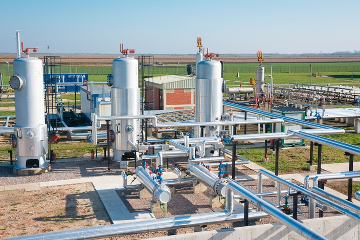 Impianto di trattamento del gas naturale