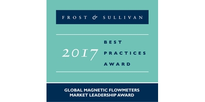 Endress+Hauser è stata premiata con il Global Market Leadership Award per i misuratori di portata elettromagnetici