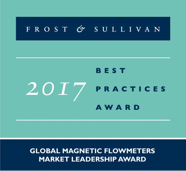 Endress+Hauser è stata premiata con il Global Market Leadership Award per i misuratori di portata elettromagnetici