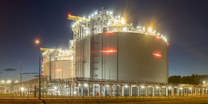 Serbatoi di stoccaggio di LNG