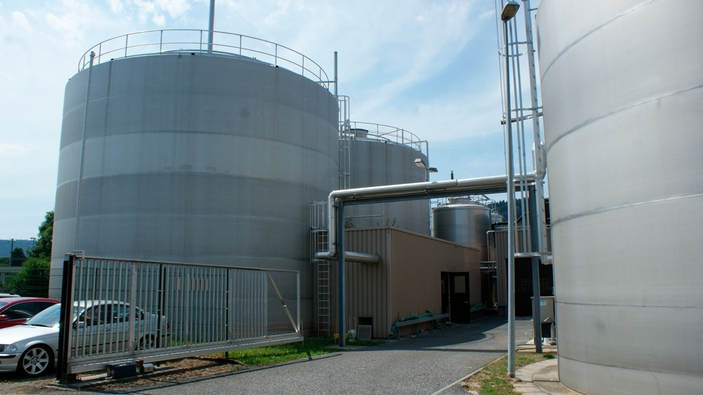 Trattamento delle acque reflue sostenibile nello stabilimento di trasformazione del latte di Emmi a Dagmersellen, in Svizzera