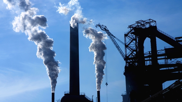 Emissioni industriali di anidride carbonica