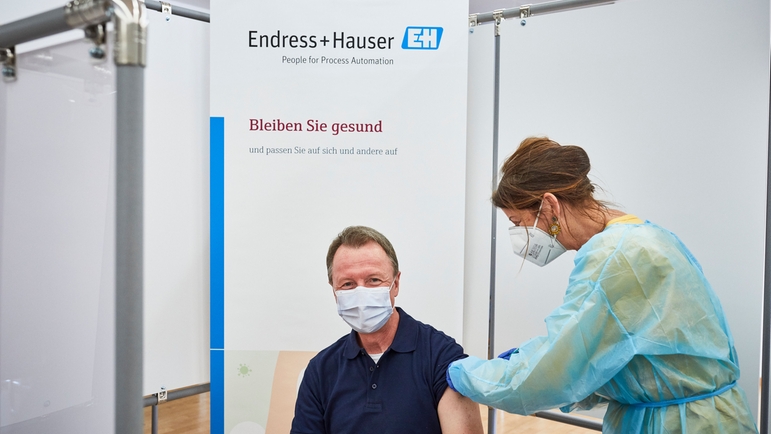 Centro vaccinale Endress+Hauser