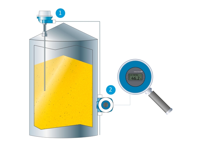 Termometro iTHERM TM131 con trasmettitore HART iTEMP TMT82 e display Termometro iTHERM TM131 con trasmettitore HART iTEMPTMT82 e display