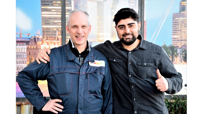 Richard Kooijmans e Hadji Cifci di AVR Waste a Rotterdam