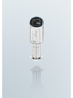 Micropilot FMR43, custodia 316L, con display, clamp, 80 GHz PTFE